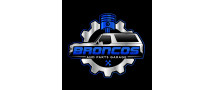 Broncos and Parts Garage Logo