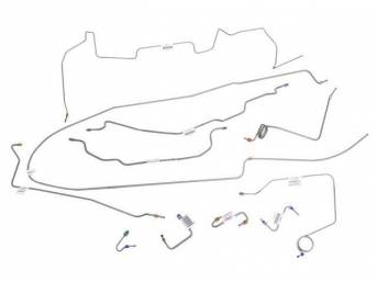 1947-1998 Chevy Truck Restoration Brake Hard Lines Complete Kits ...