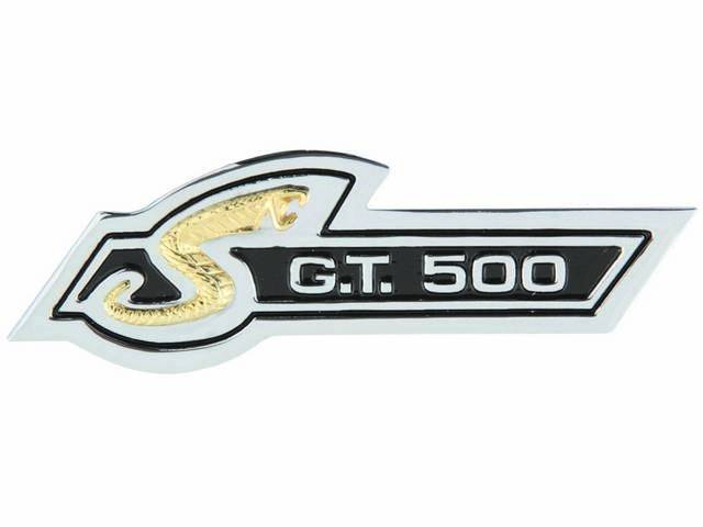 Instrument Panel Emblem, G.T. 500