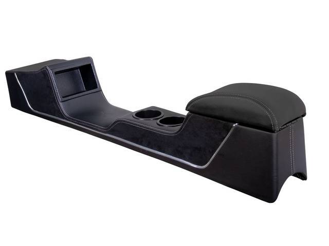 CONSOLE, SPORT R, BLACK MATTE VINYL WITH BLACK