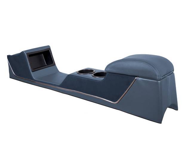 CONSOLE, SPORT DELUXE, LIGHT BLUE VINYL WITH DARK BLUE