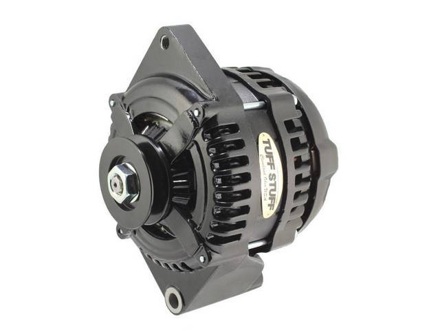 Tuff Stuff Max Amp One Wire Alternator, 1 sheave pulley.  Stealth black