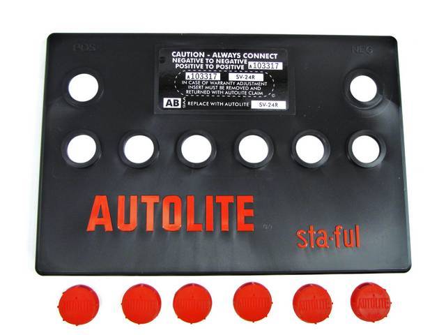 Push in Caps kit 1950-59 Autolite Battery sta-ful 