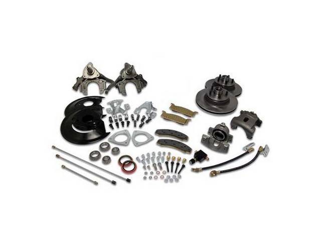 SSBC DISC BRAKE CONVERSION KIT, FRONT, DRUM TO