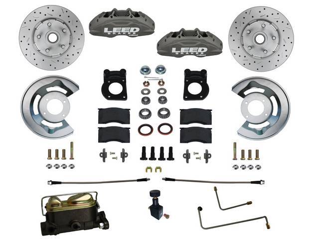 Front Disc Brake Conversion Kit, Max Grip XDS D11, GRAY