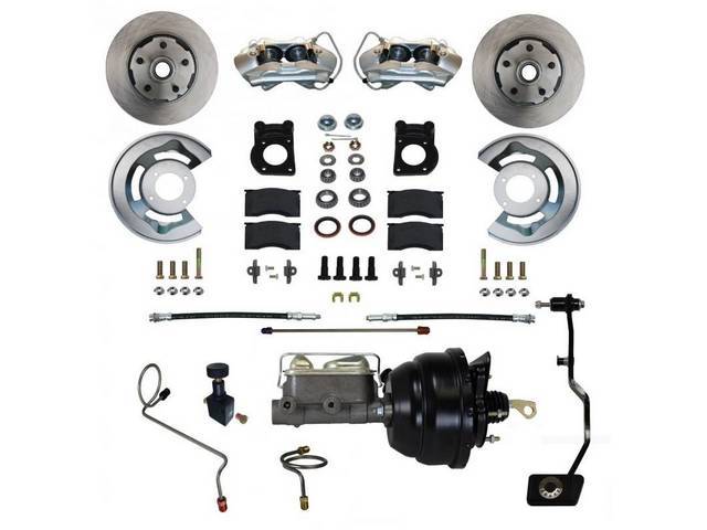 Front Disc Brake and Power Booster Conversion Kit