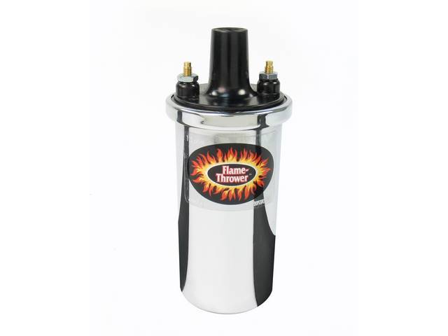 Pertronix Flame Thrower I Coil, Chrome Case