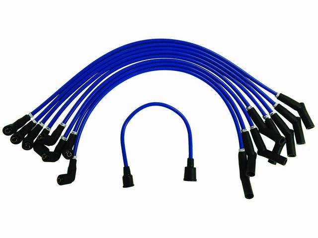 Performance 8mm Spark Plug Wire Set, Ford, Blue