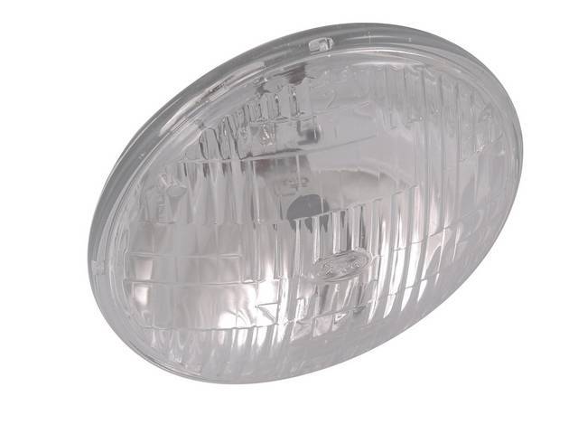 Sealed Beam Headlight Bulb, 5 3/4 Round, High beam