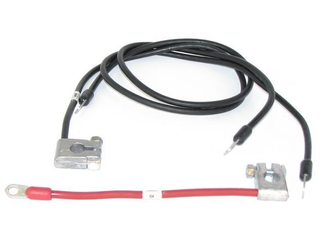 BATTERY CABLE SET, 6 CYLINDER