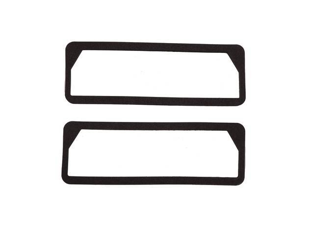 GASKETS, FRONT MARKER LIGHT LENS, REPRO, PAIR, OE