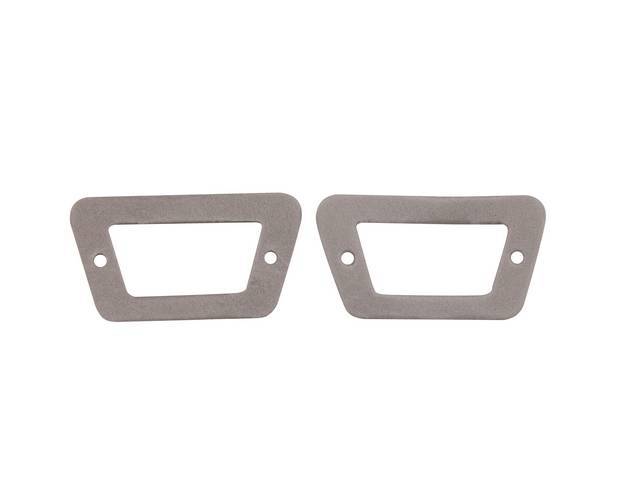 GASKETS, FRONT MARKER LIGHT LENS, REPRO, PAIR, OE