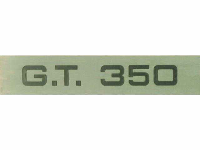Taillight Panel Emblem,  G.T. 350