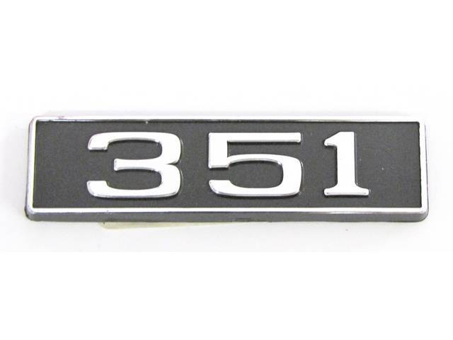 “351” Emblem for Cobra Jet Style Hood Scoop