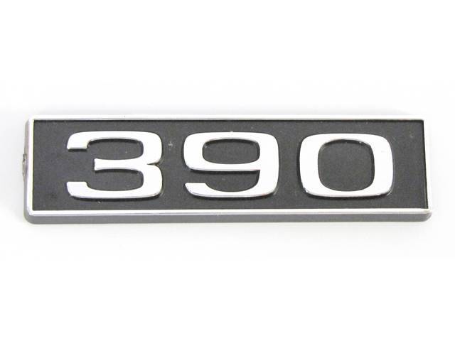 “390” Emblem for Cobra Jet Style Hood Scoop