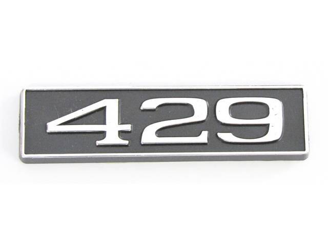 “429” Emblem for Cobra Jet Style Hood Scoop