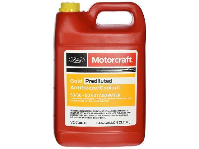 ANTIFREEZE / COOLANT, Motorcraft, gold pre-diluted
