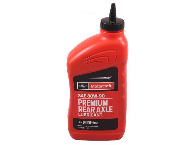 GEAR OIL, SAE 80W-90, MOTORCRAFT PREMIUM NON-SYNTHETIC