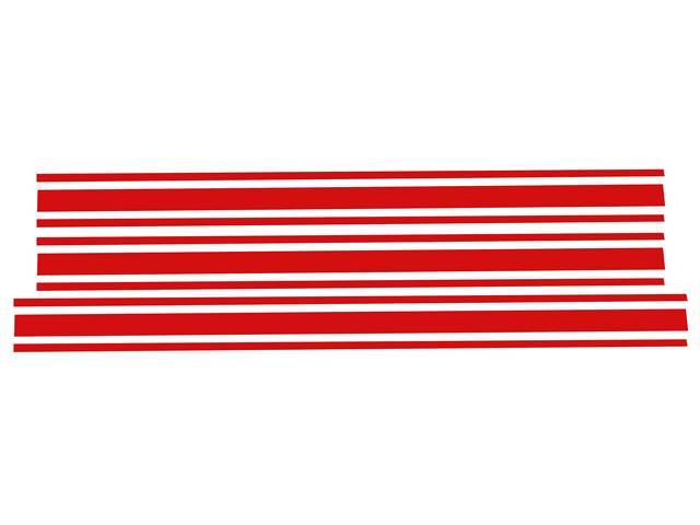 STRIPE KIT, FORD RACING ACCESSORY, RED