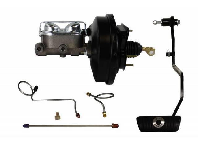 Power Brake Booster Conversion Kit, Dual Bowl Master Cylinder