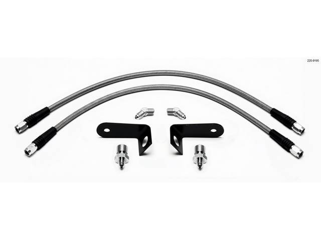 Braided Stainless Steel Front Brake Hoses