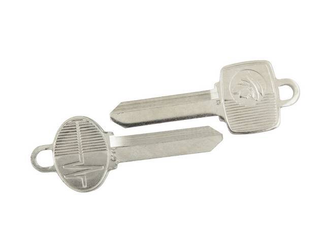 Ignition and Trunk Key Blanks, Mercury Style