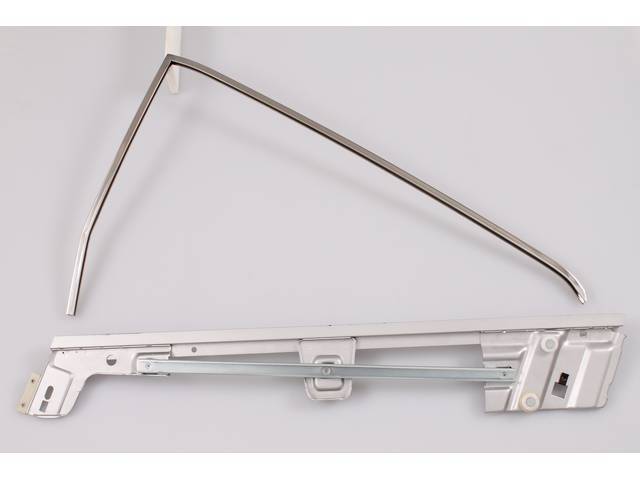 CHANNEL AND FRAME ASSY, DOOR GLASS, RH