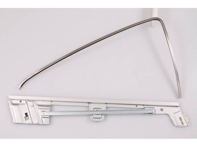 CHANNEL AND FRAME ASSY, DOOR GLASS, LH