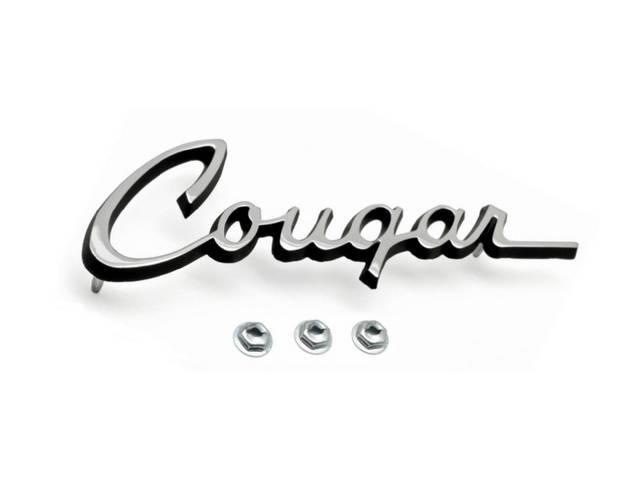 Quarter Panel Emblem, “Cougar” Script