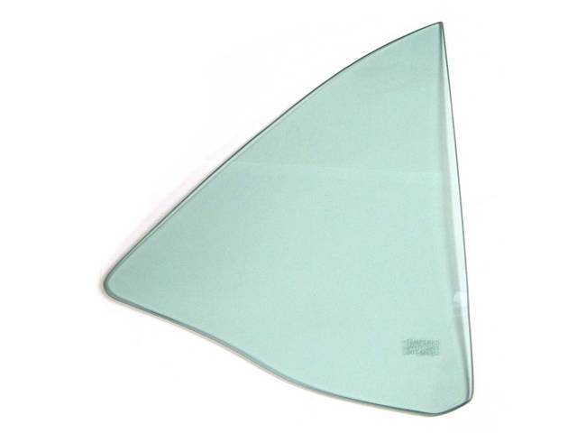 Quarter Window Glass, RH, green tinted