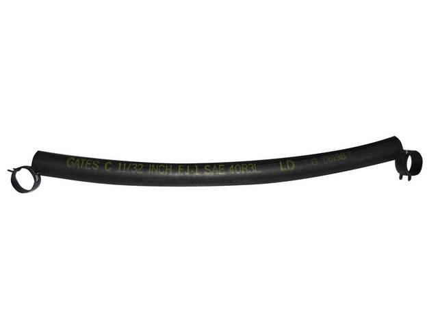 Power Brake Booster Vacuum Hose, concours, dated 8/19/68