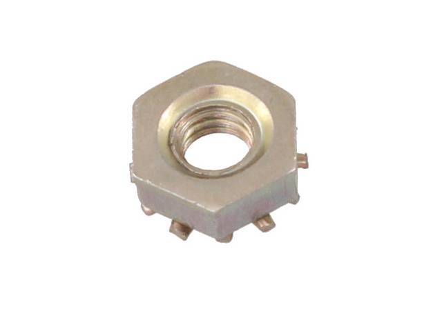 NUT, INTEGRAL TOOTHED WASHER, #10-32
