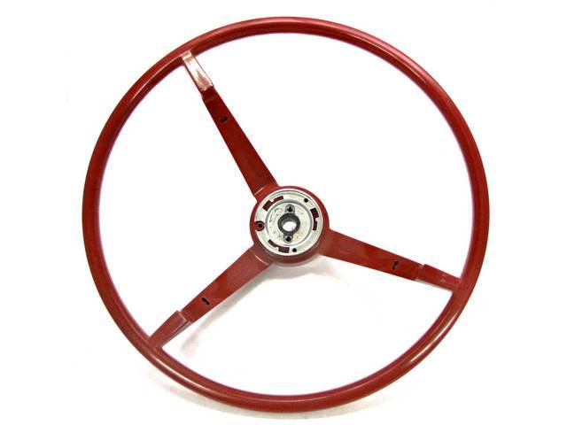 Standard Steering Wheel, 65 Bright Red
