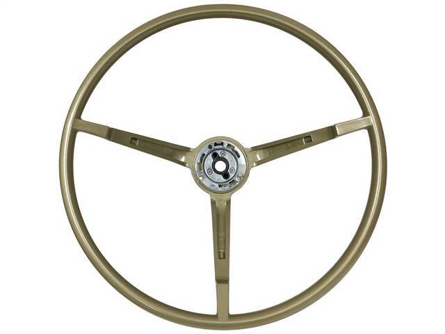 Standard Steering Wheel, ivy gold