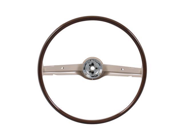 Deluxe Steering Wheel, 2 Spoke, parchment