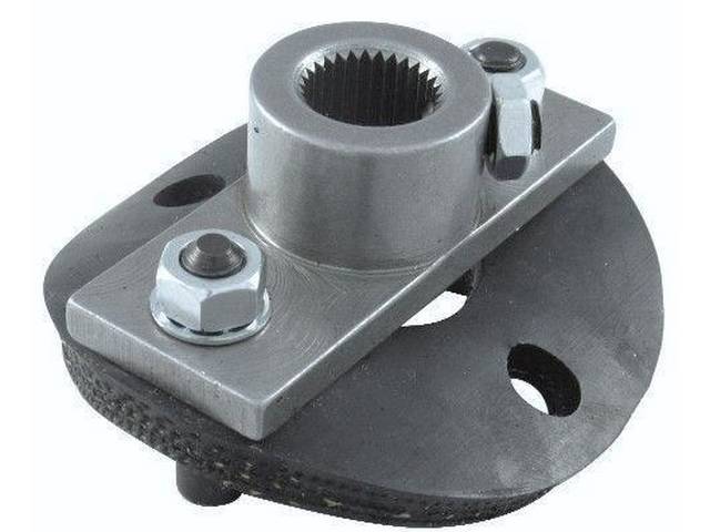 Steering Gear Coupler, aka Rag Joint, upper half only,  11/16 x 36 spline