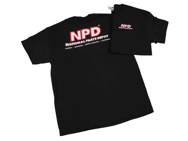 NPD Classic Design T-Shirt, Black, Large