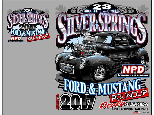 NPD 2017 Ford and Mustang RoundUp T-Shirt, Medium