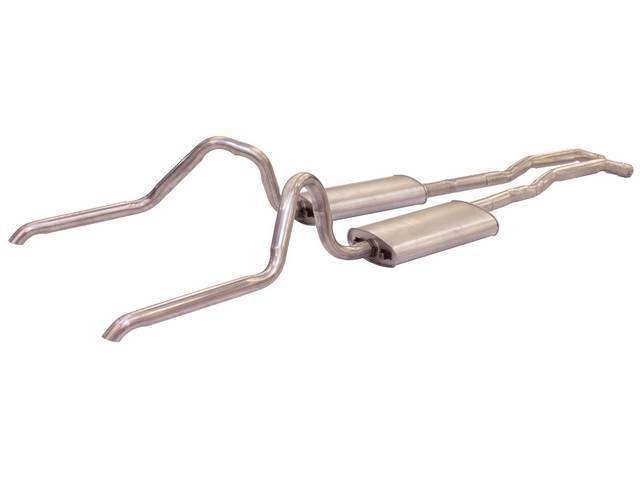 EXHAUST KIT, DUAL, 2 INCH