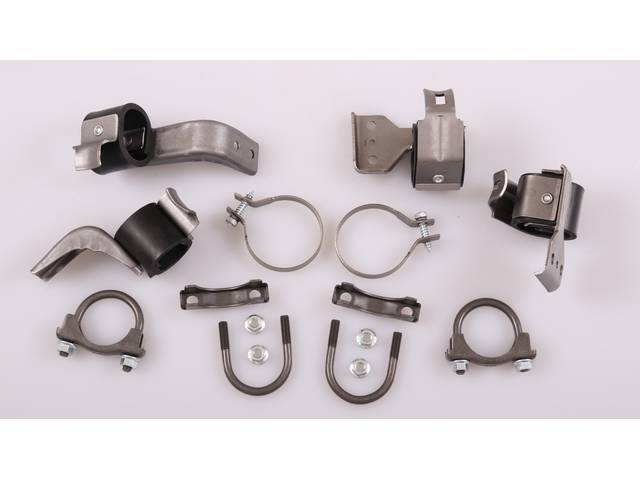 Arvinode Dual Exhaust Hanger and Clamp Kit