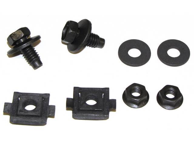 MOUNTING KIT, PUMP AND BRACKET, CONCOURS, (8)