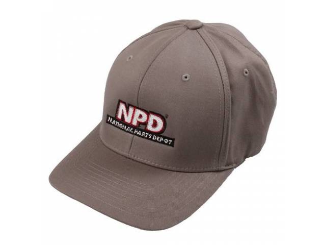 Gray Small / Medium NPD Embroidered Flexfit Hat