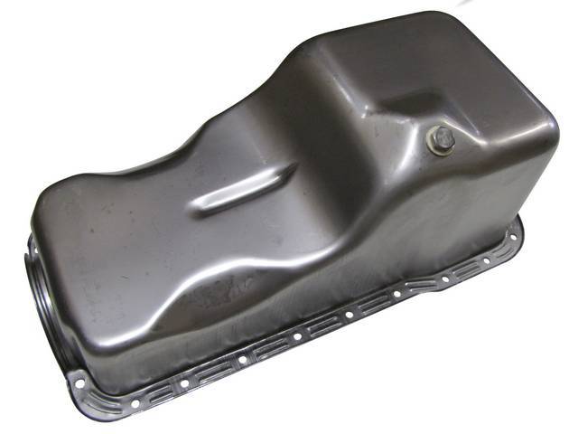 OIL PAN, Steel, replacement, painted