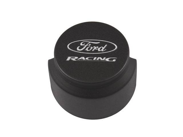 Engine Oil Filler and Breather Cap, Black Finish