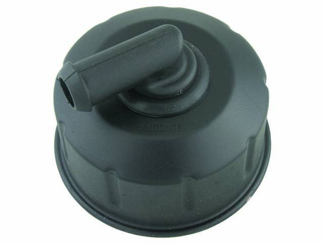 Oil Filler and Breather Cap, Twist On Style, Black, Autolite