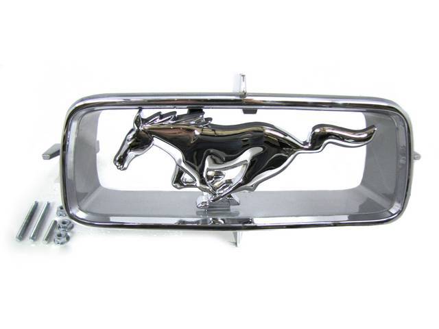Grille Ornament, Running Horse and Corral