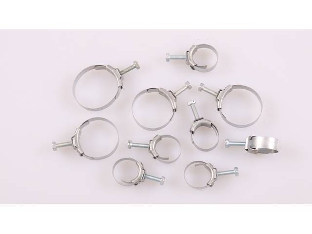 HOSE CLAMP KIT, Band Style, date coded 4/64