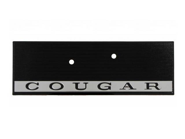 Grille *Cougar* Emblem Background Plate