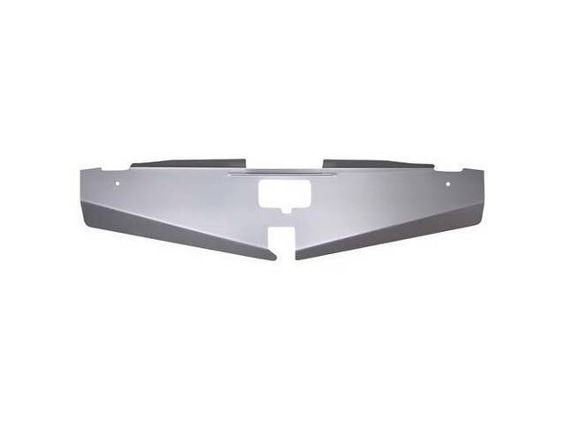 Radiator to Grille Upper Shield, Clear Anodized
