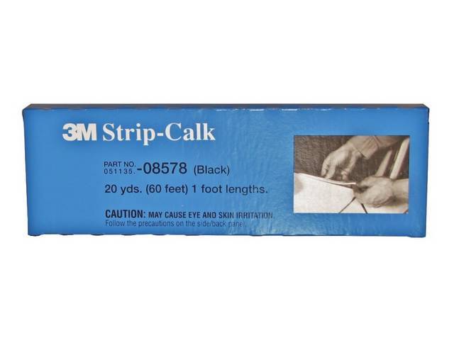 3M COMPANY PN08578 Strip Caulk Black 1x60' 